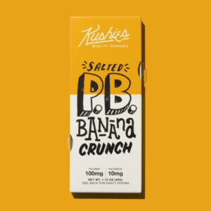 Kushies Chocolate Bar Salted P.B. Banana Crunch
