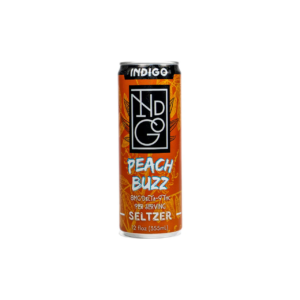 Indigo Seltzer 8mg ∆9 THC - Peach Buzz