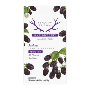 Wyld Gummies - Marionberry Indica Hemp Delta-9 THC - 30 Gummies