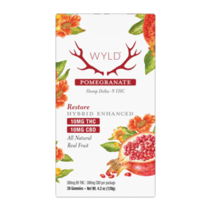 Wyld Gummies - Pomegranate 1:1 THC:CBD | Restore - 30 gummies