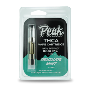 Peak 1g cart - chocolate mint