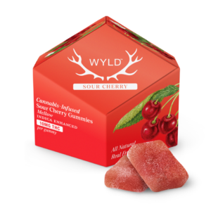 Wyld Gummies - sour cherry indica enhanced - 10 gummies