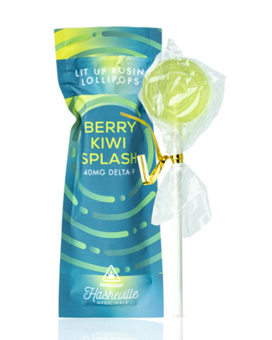 Lit up Lollipops 40mg - Berry Kiwi Splash