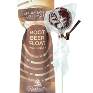 Lit up Lollipops 40mg - Root Beer Float