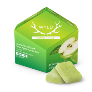 Wyld Gummies - sour apple - 10 gummies
