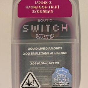 Boutiq Switch Gum - Pink-z(I) Dragon Fruit(h) Durban(s)