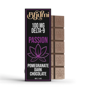Bhumi 75mg Chocolate Bar - Pomegranate Dark Chocolate Passion