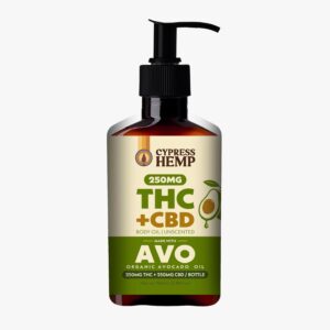 Cypress - Body Oil 250mg THC + CBD - Organic Avocado Oil